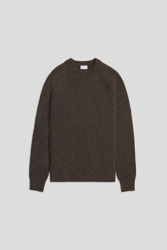 The Heavy Wool Sweater Brown | ASKET