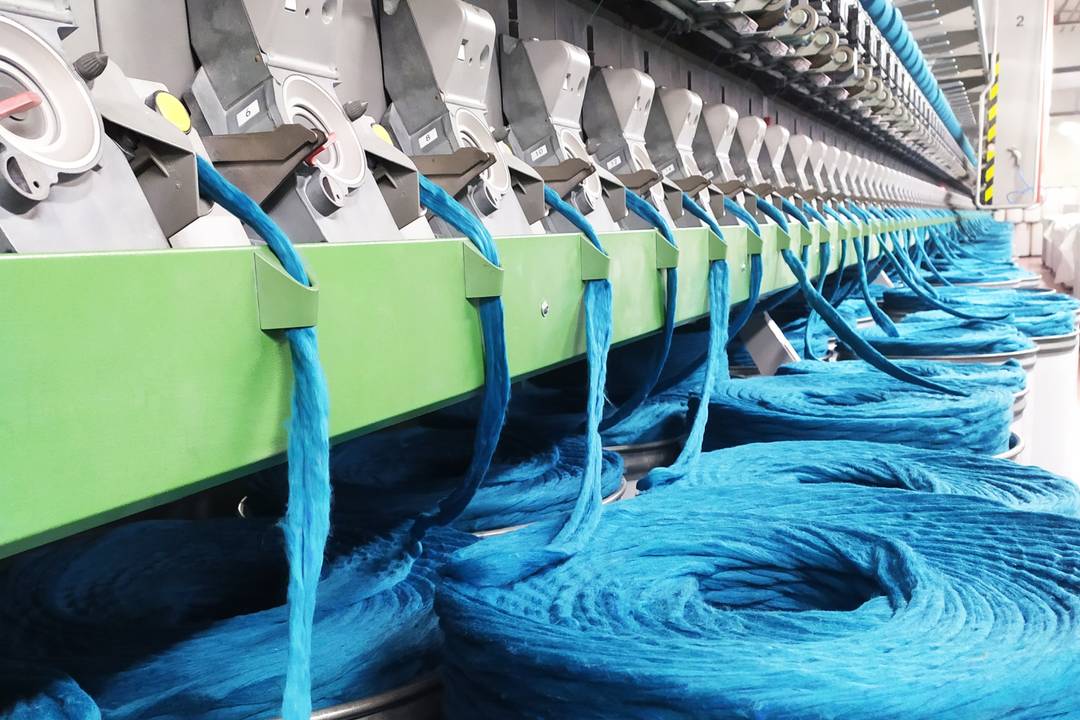 Proceso de fabricación de los hilos sostenibles Ecolife de Belda Llorens.
