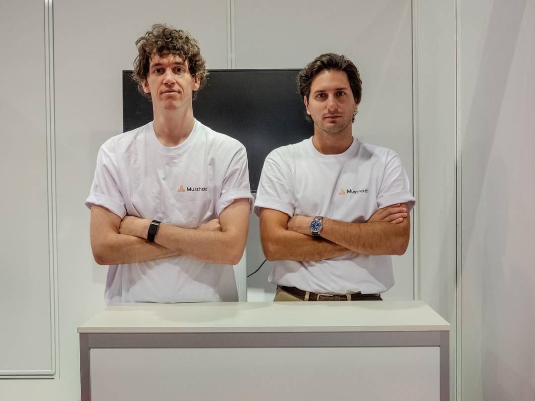 Matteo Aghemo ed Eugenio Riganti cofondatori di Musthad