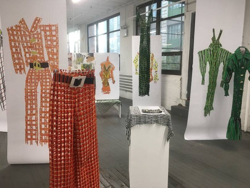 Post-fire, Parsons MFA Fashion Graduate Exhibit Sizzles