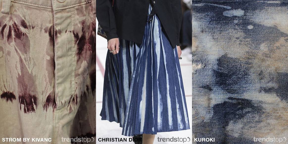 Beelden via Trendstop, van links naar rechts: Strom By Kivanc Herfst Winter 2020-21, Christian Dior Herfst Winter
2019-20, Kuroki Herfst Winter 2020-21.