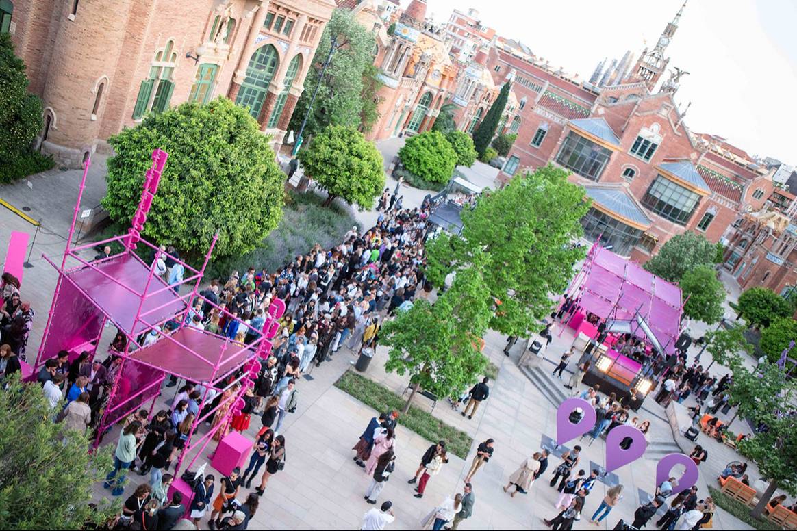 Recinto Modernista de Sant Pau durante la pasada 31ª edición de 080 Barcelona Fashion organizada en Barcelona en mayo de 2023.