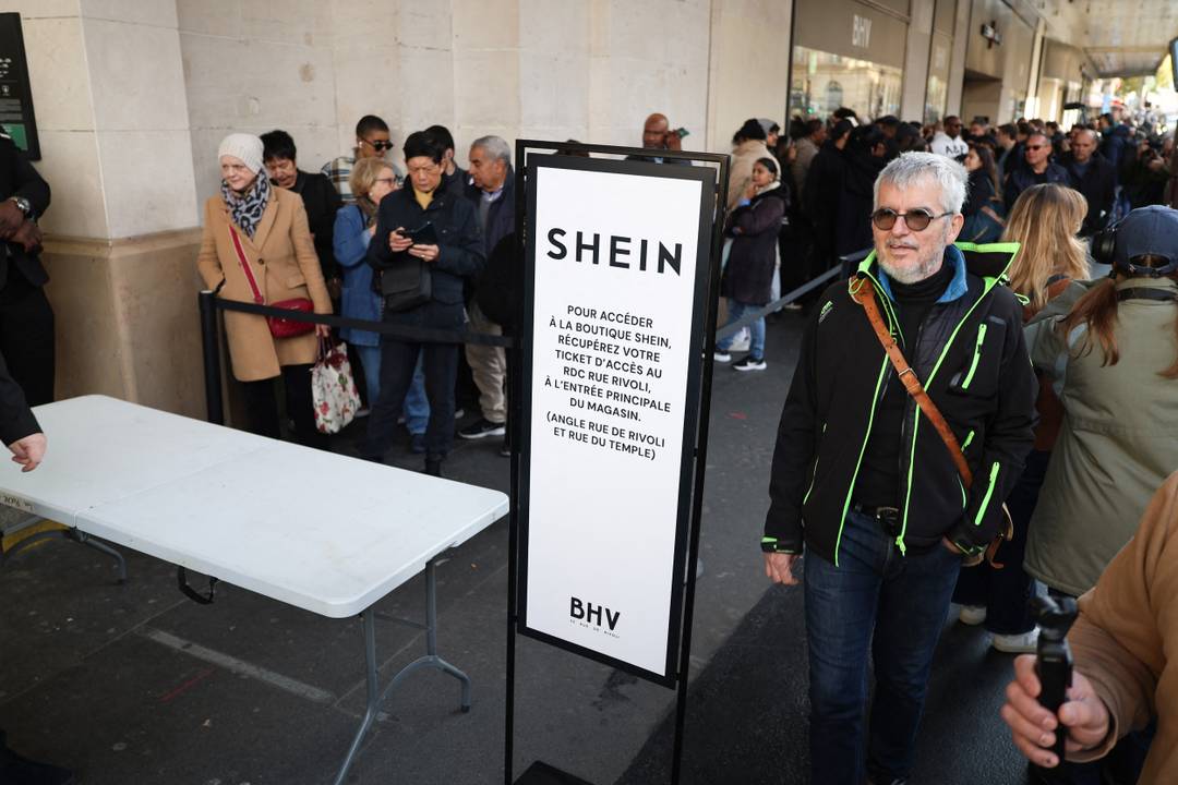 Apertura del córner de Shein en BHV Marais, miércoles 5 de noviembre de 2025.