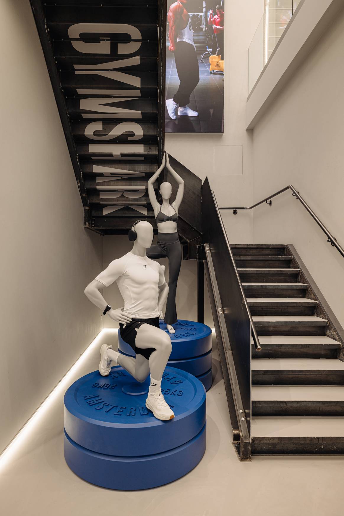 Gymshark aan de Kalverstraat 178 in Amsterdam