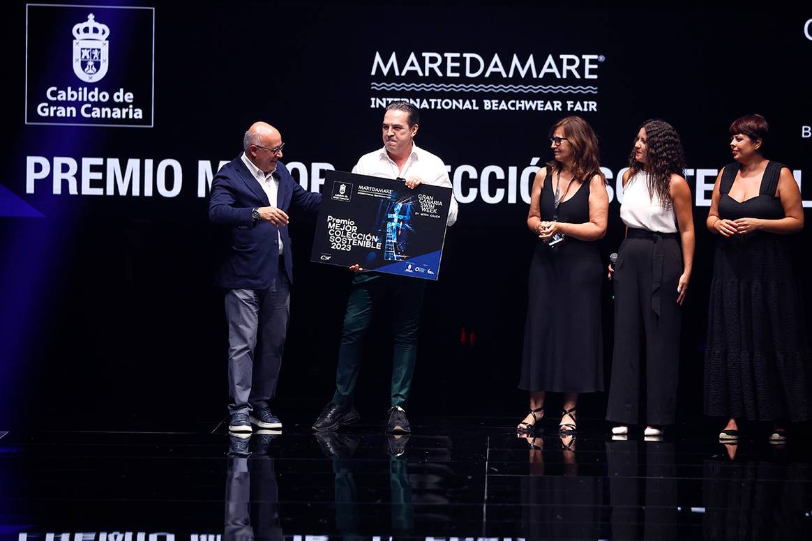 Palmas Swimwear, de Pedro Palmas, ganadora del premio a la Mejor Colección Sostenible de Gran Canaria Swim Week by Moda Cálida 2023.