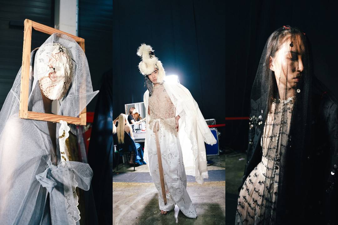 Backstage de Maison ARTC en Visa Fashion Week Almaty.