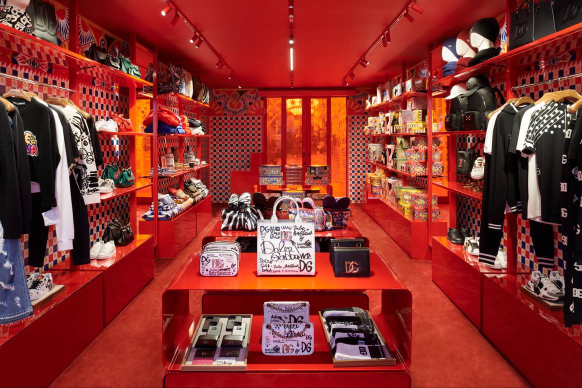 Dolce & Gabbana's Covent Garden Christmas pop-up. Image: Covent Garden