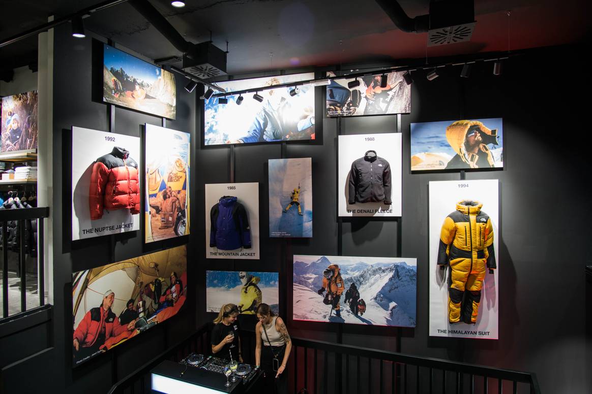 Ausgewählte Stücke aus der Geschichte von The North Face im Stuttgarter Flagship  | Foto: The North Face