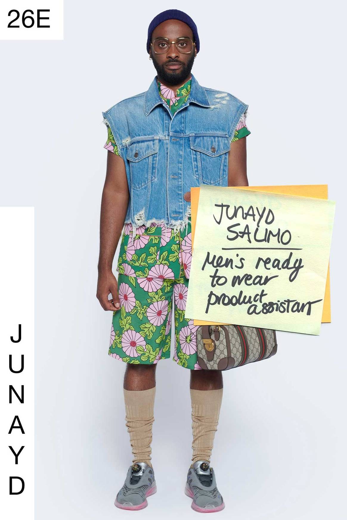 Kijken: Gucci-ontwerpers staan model in presentatie resortcollectie ‘Epilogue’