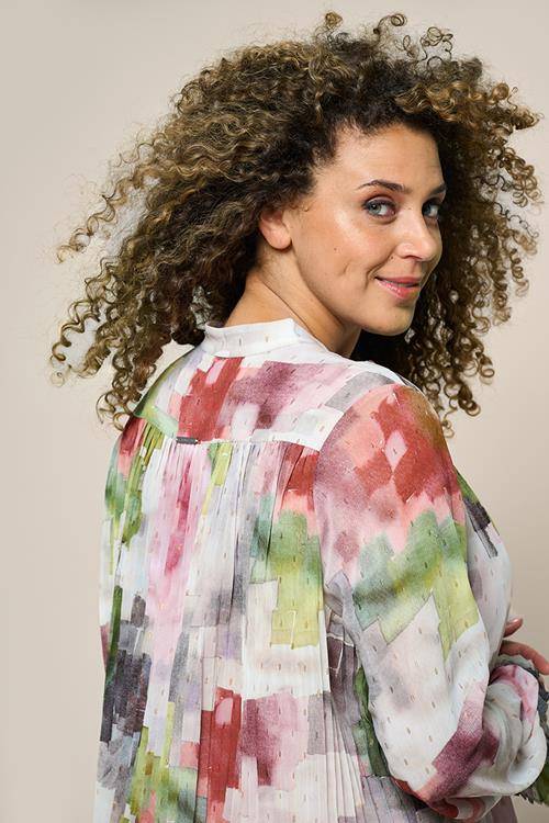 Kenny Print Tuniek Grijs / Multi Maxi | Mart Visser