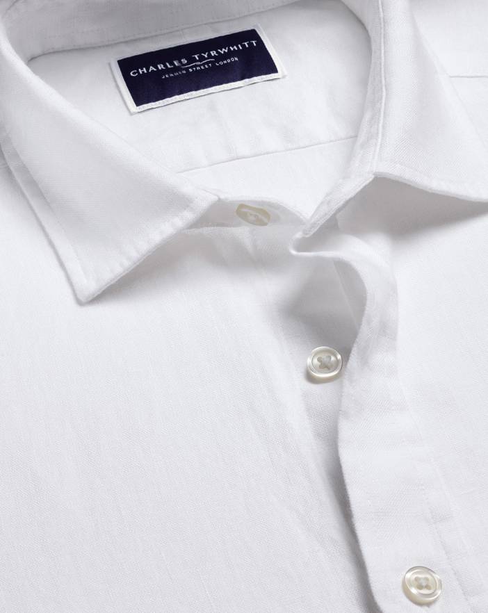 Men's Charles Tyrwhitt Pure Short Sleeve Casual Shirt | Charles Tyrwhitt