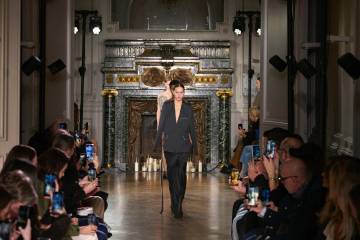 At Paris Fashion Week, who is Victoria Beckham?