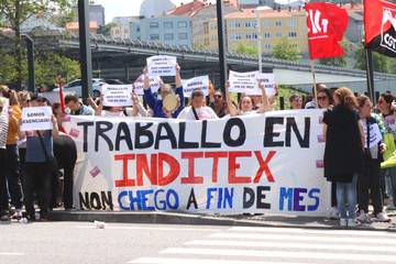 Los trabajadores de limpieza de Inditex van a la huelga