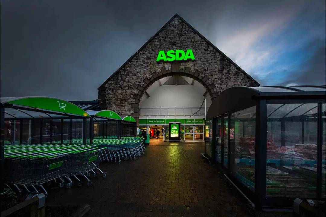 Asda store exterior.