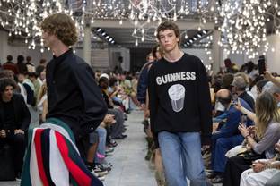 JW Anderson unveils collaboration with Guinness at MFW