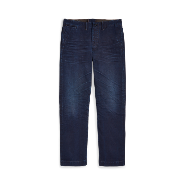 Offiziershose aus Bedford-Cord in Indigo | Ralph Lauren