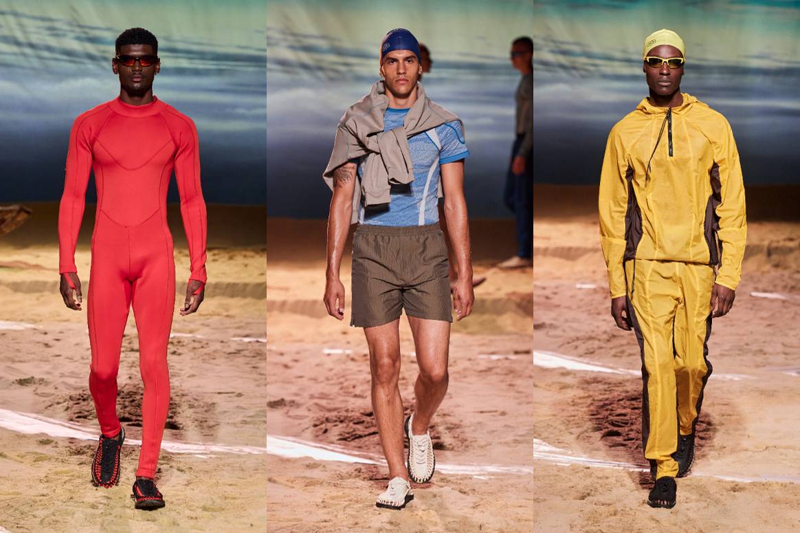 Crédits: Fashion Week de Londres juin 2023, Saul Nash collection printemps-été 2024. Image: Launchmetrics Spotlight