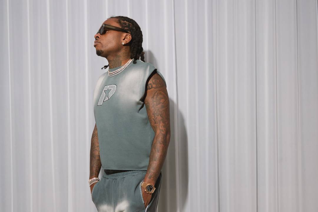 P by Gunna exclusive to BoohooMan campaign image