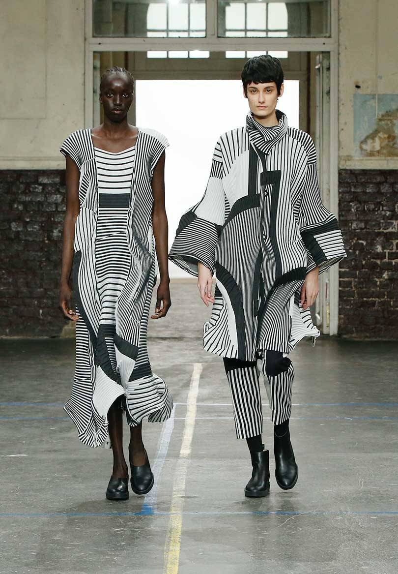 Issey Miyake AW19: huispatronen herbezocht en heruitgevonden