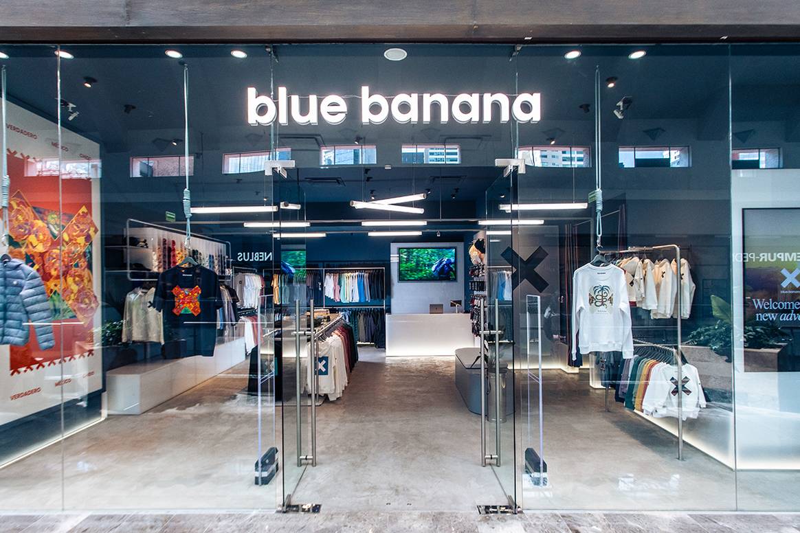 Tienda de Blue Banana en el centro comercial Santa Fe de Ciudad de México (México).