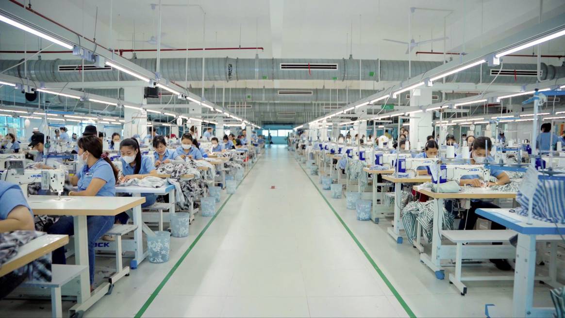 Cortex Vietnam Factory Sewing Floor.