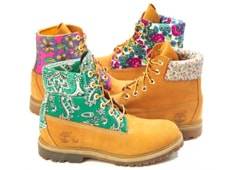 Kleding op Timberland schoenen