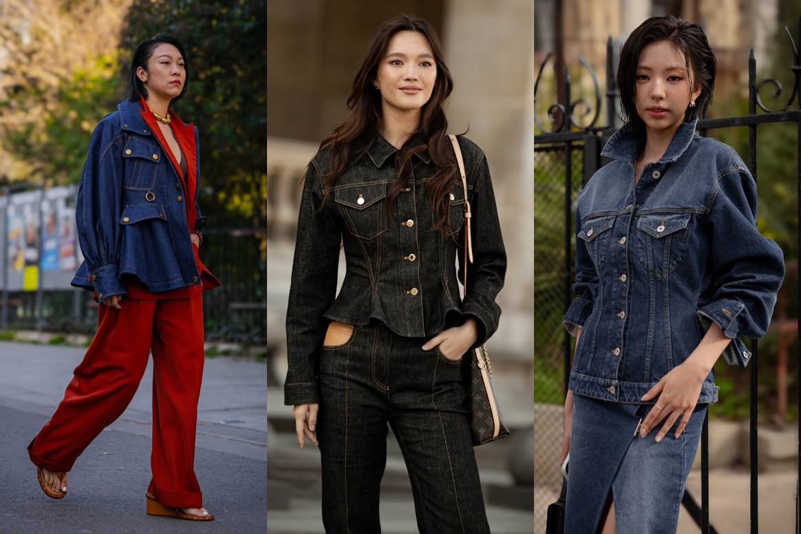 Denim Streetstyle trends Fashion Week