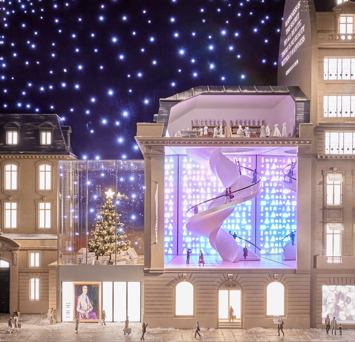 Dior's 'Carousel of Dreams' holiday windows at Saks