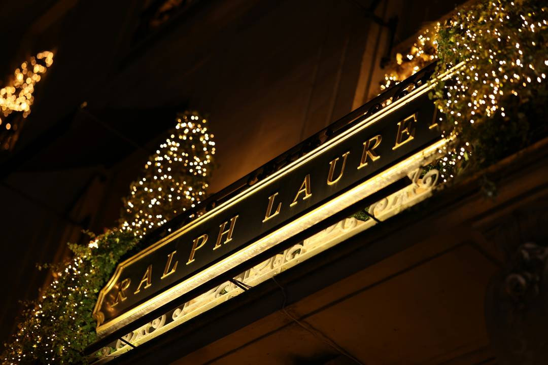 Ralph Lauren store front.