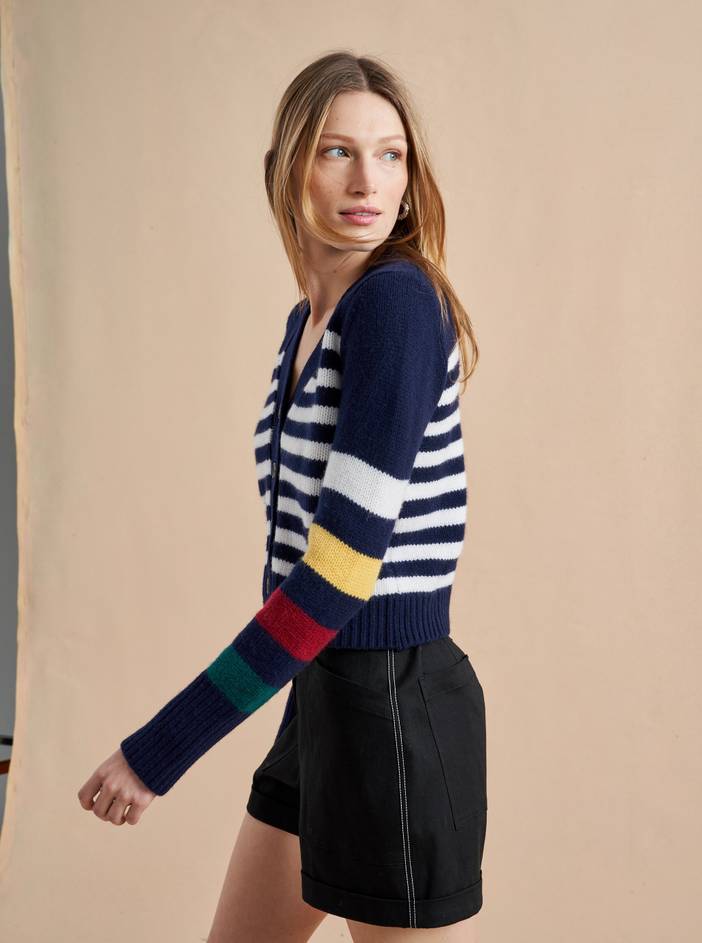 Mini Marin Cardigan | La Ligne