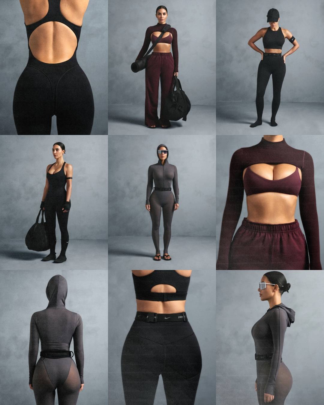 NikeSkims campaign imagery.