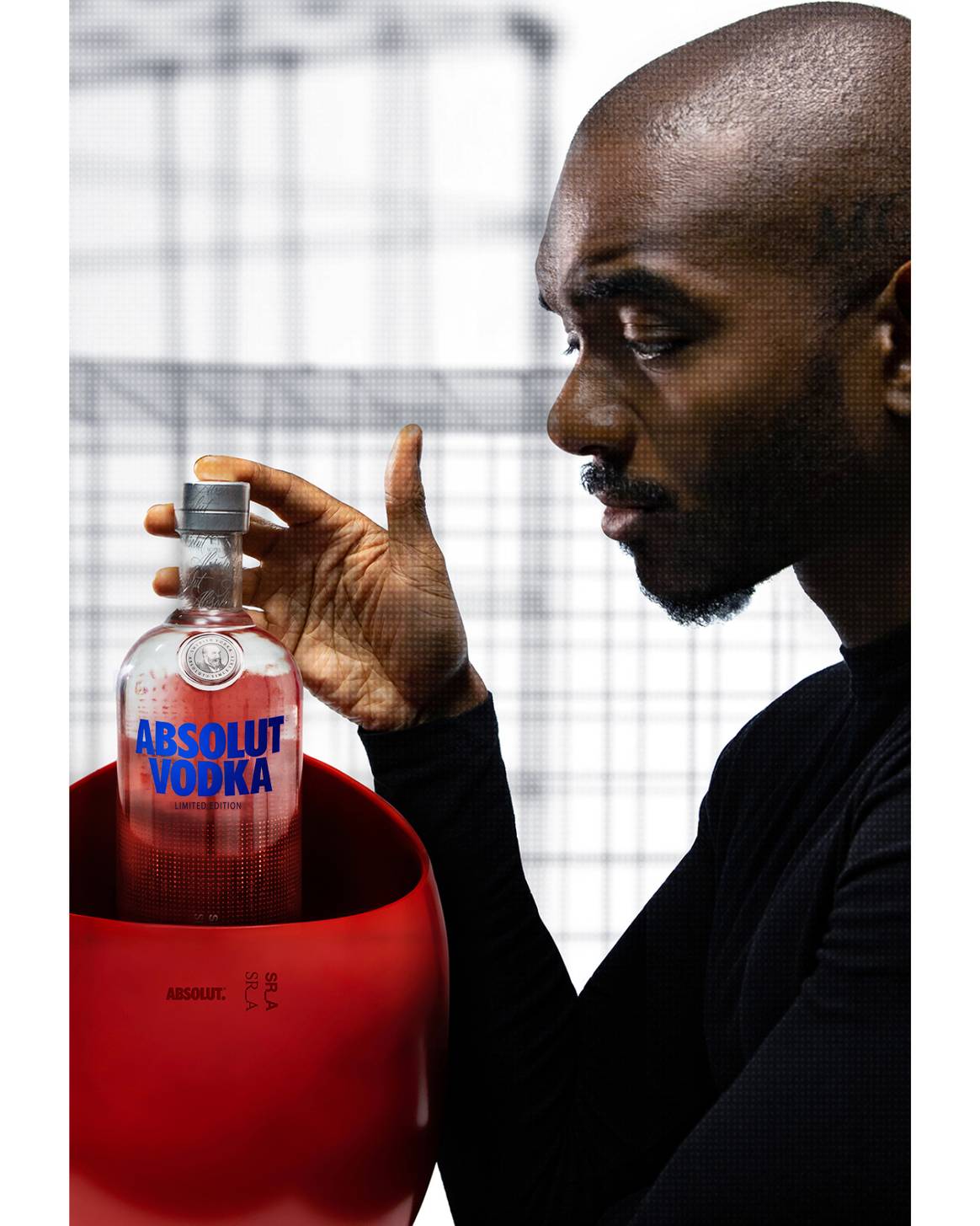 Absolut x Samuel Ross, China-inspired Absolut vodka bottle