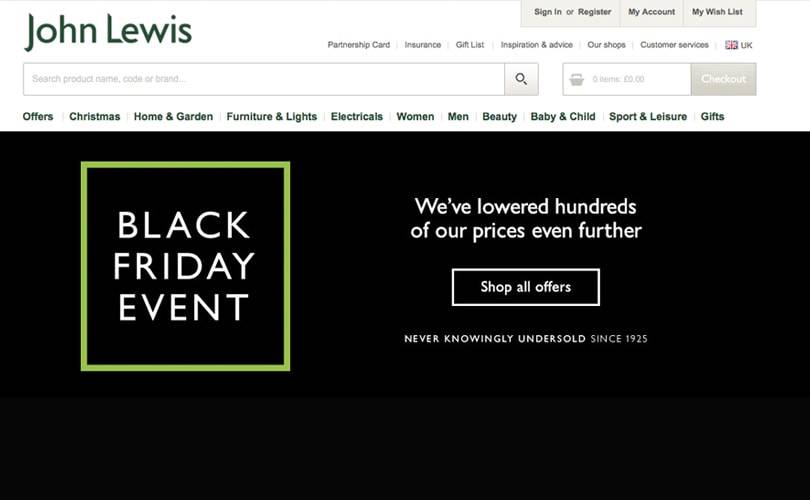 John lewis black friday online