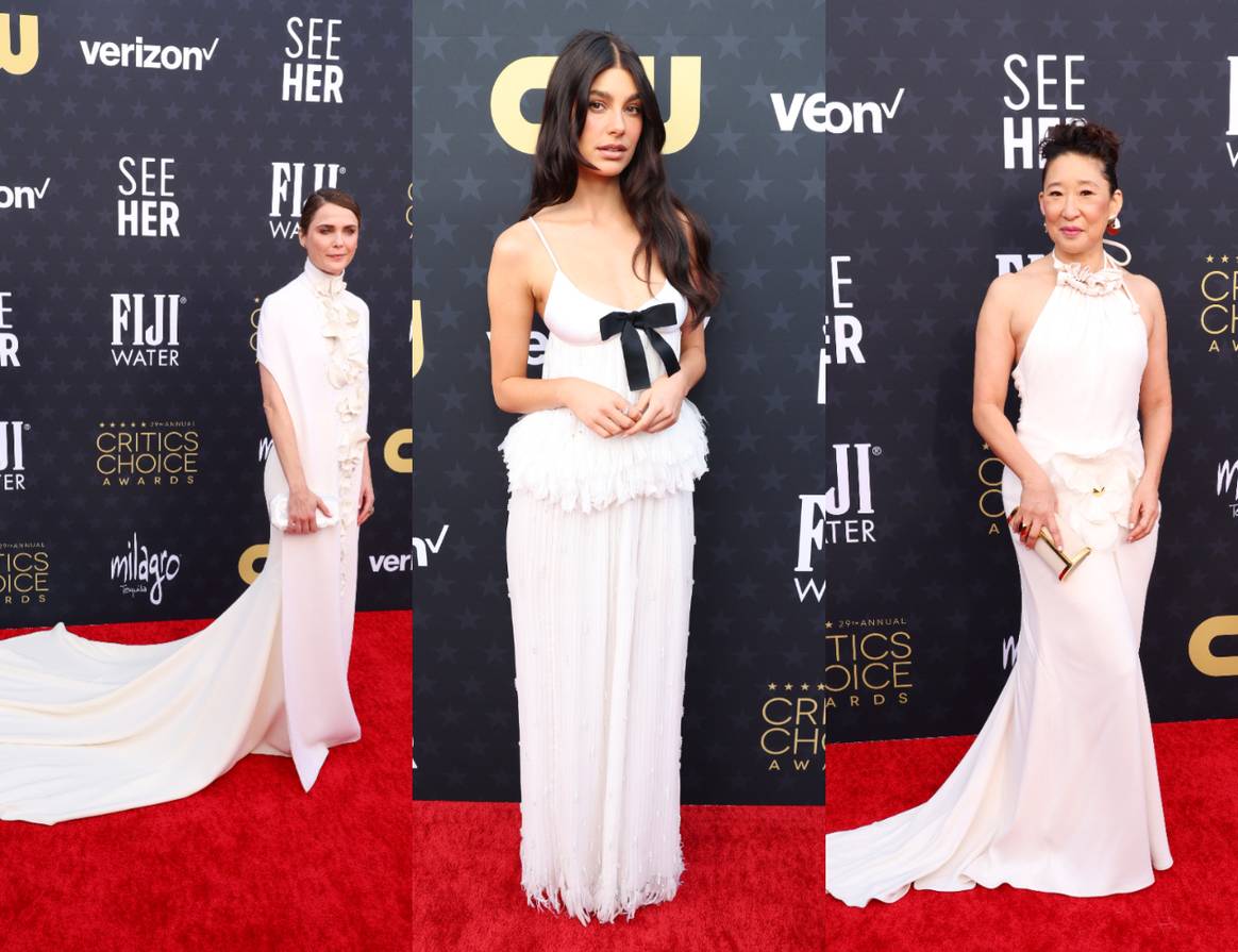 Keri Russell, Camila Morrone and Sandra Oh.