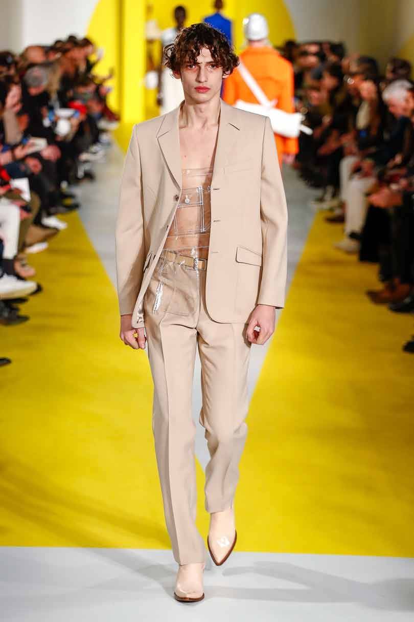 Galliano bares his scars in return to Paris men's catwalk