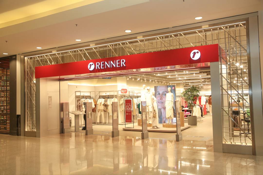 Fachada Lojas Renner no Shopping Villa Lobos