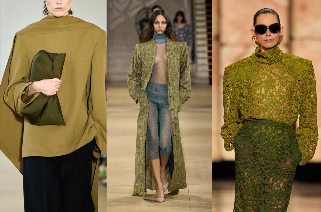 Meadowland Green: Christian Wijnants AI25 - Prêt-à-porter, Andreas Kronthaler for Vivienne Westwood AI25, Prêt-à-porter &  Saint Laurent AI25 - Prêt-à-porter