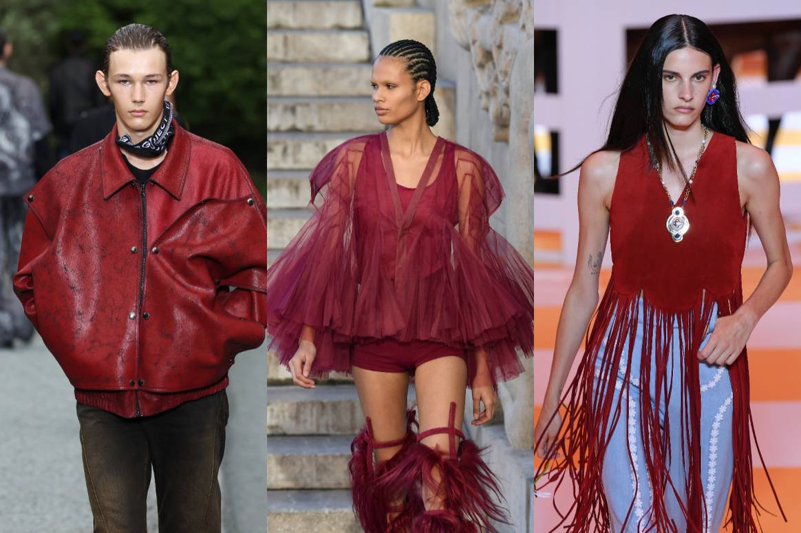 Astro Dust. (From left) Images: Y/Project, Rick Owens,
Casablanca - all via Catwalkpictures
