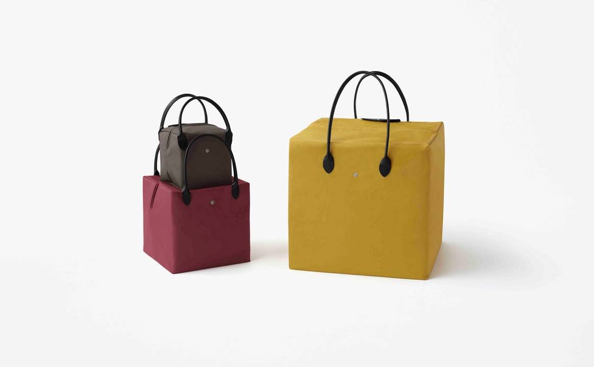 Longchamp colabora con Nendo para versionar Le Pliage