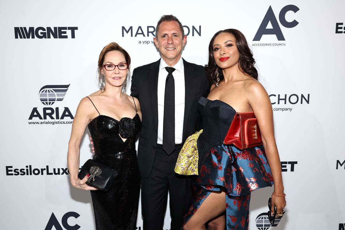 Karen Giberson, Sal Mauceri and Kat Graham attend the 2024 ACE Awards