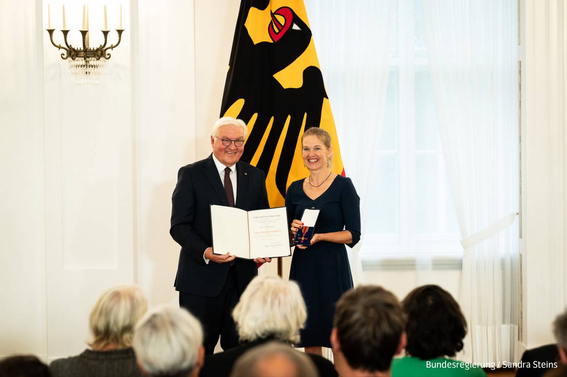 Antje von Dewitz erhielt 2024 das Bundesverdienstkreuz.