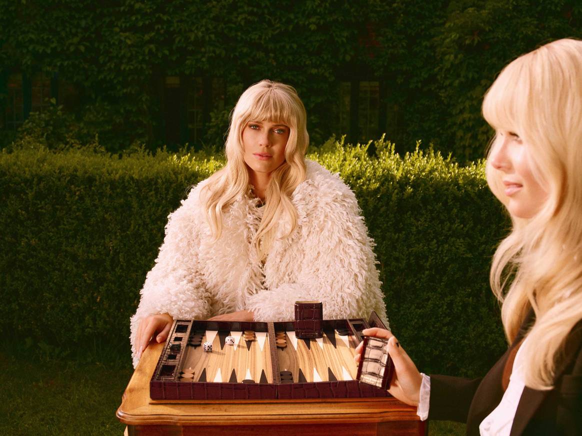 Lady Eliza and Lady Amelia Spencer star in the Aspinal of London summer 2025 campaign