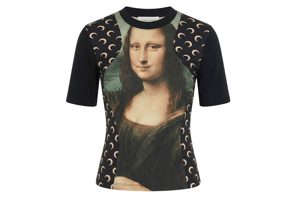 Marine Serre creates upcycled Mona Lisa fashion capsule for the Louvre museum