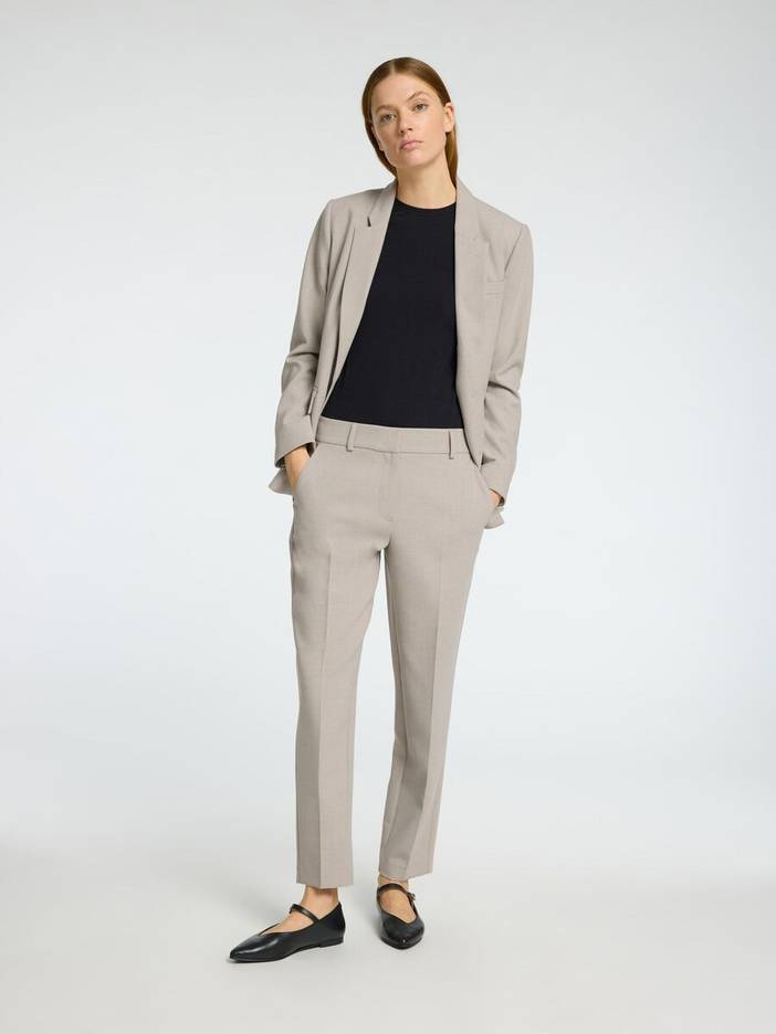 Cropped Tapered Fit Broek | Selected-Femme