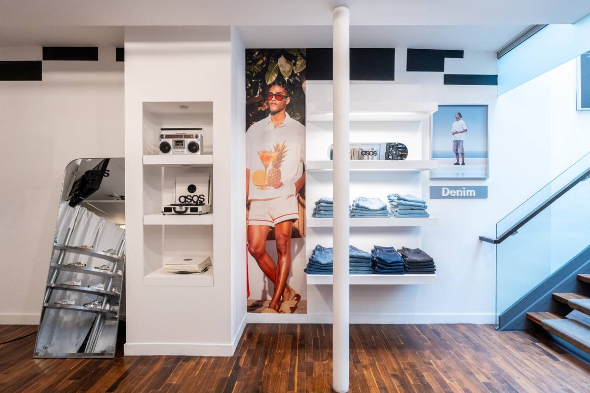 Asos New York pop-up store.