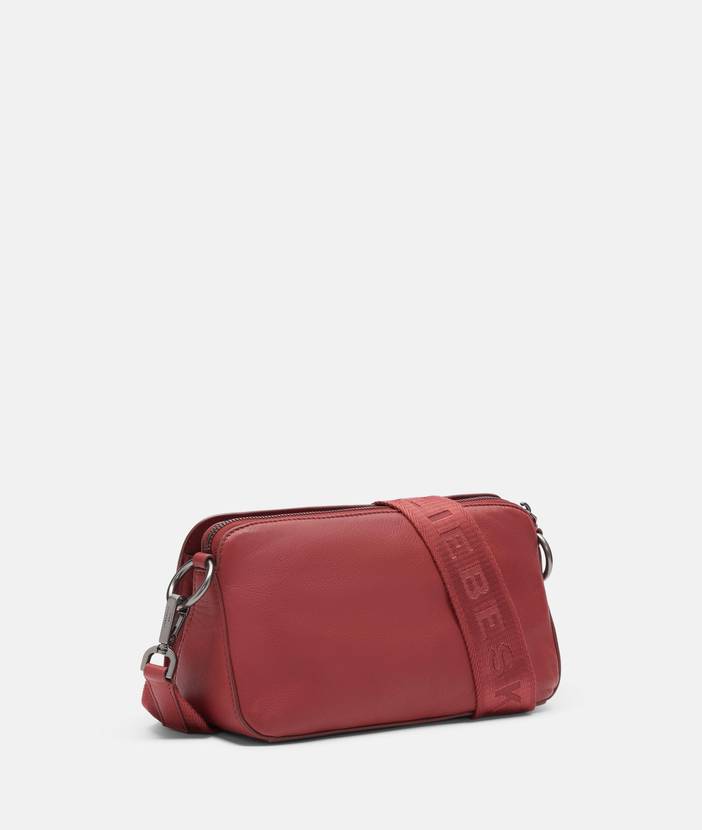 Crossbody-Bag aus weichem Leder - rot | liebeskind berlin