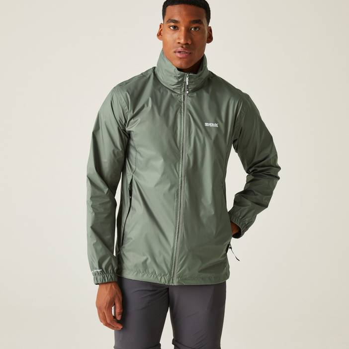 Men's Water Repellent Lightweight Lyle IV Waterproof Packaway Jacket Imperial Blue | Regatta