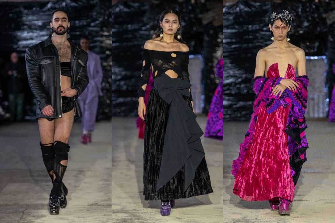 Image: Edward Crutchley AW22 LFW