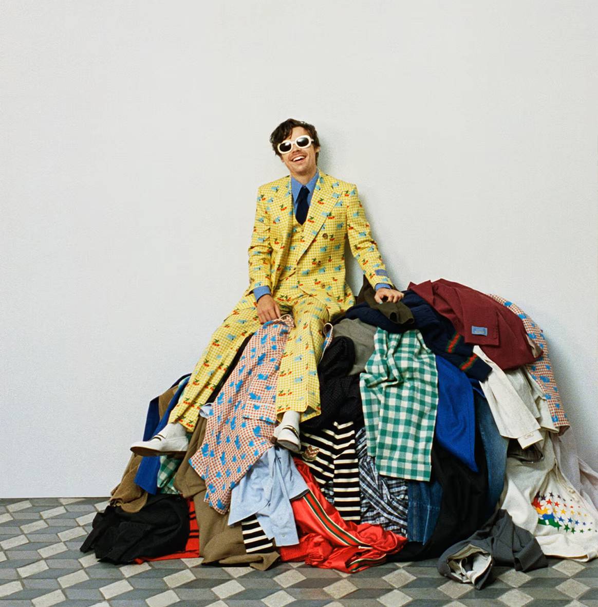 Photo Credits: Colección “HA HA HA” diseñada por Alessandro Michele y Harry Styles para Gucci.