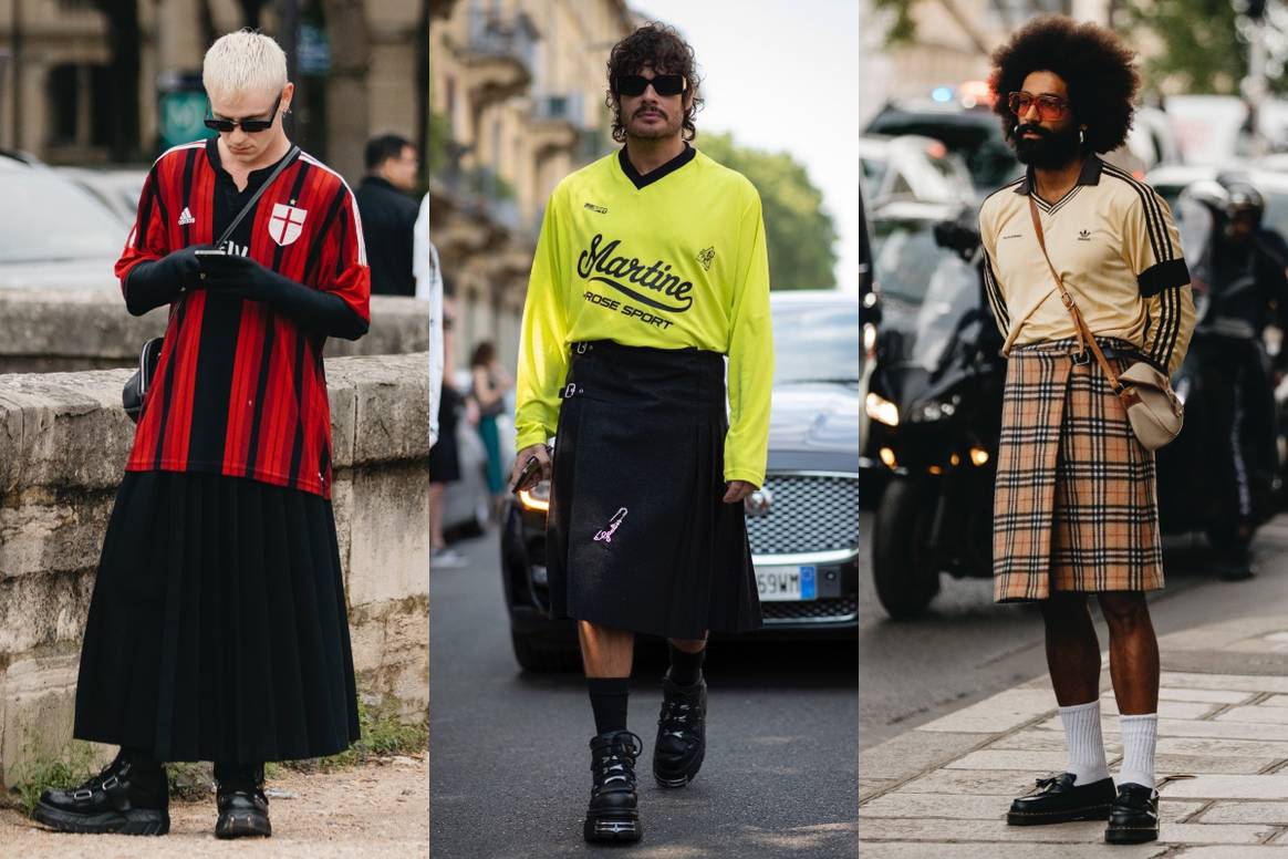 Fußballtrikot trifft Rock in Paris und Mailand